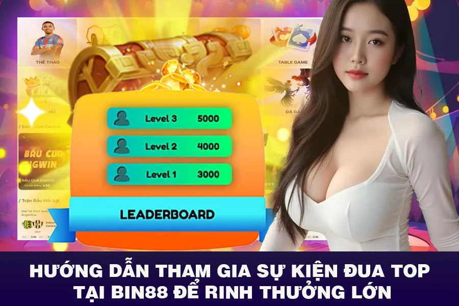 Hướng Dẫn Tham Gia Sự Kiện Đua Top Tại Bin88