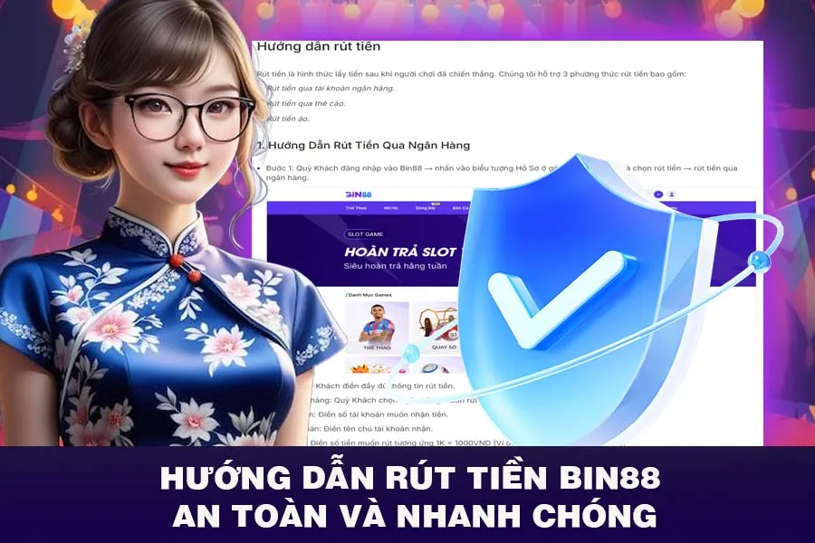 Hướng dẫn rút tiền Bin88 an toàn và nhanh chóng